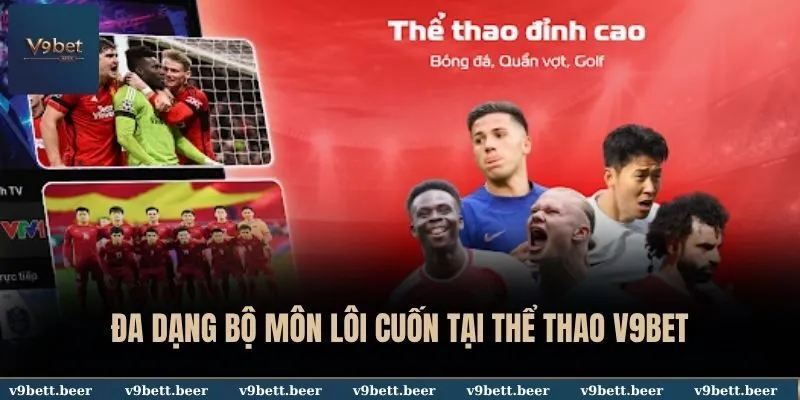 Thể Thao 3 Đa dạng bộ môn lôi cuốn tại thể thao V9BET